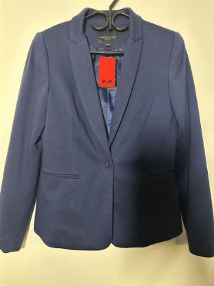 Picture of Classic Kenneth Cole Blue Jacket for Ladies - Size M, Timeless Style!