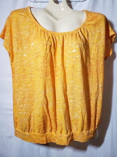 Picture of Bright Yellow George Blouse - Size Large, Stylish and Comfortable!