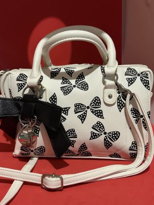 Picture of Claires Crossbody Bag - White and Black