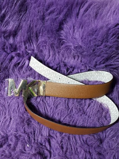 Picture of Reversible Logo and Leather Waist Belt - Versatile Style