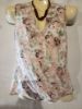 Picture of Flowery Pink and Cream Shein Blouse - Size M - Like New