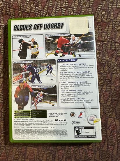 Picture of NHL 2004 for Microsoft Xbox - Classic Hockey Game from 2003