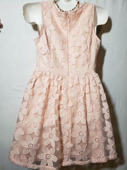 Picture of Cream and Pinkish Dress - Like New, Size Small!