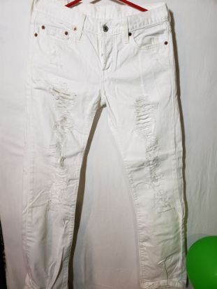 Picture of Original White Levi Strauss & Co. Jeans - Classic Style!