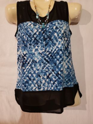 Picture of Blue Trisisto Blouse Size S - Stylish and Comfortable