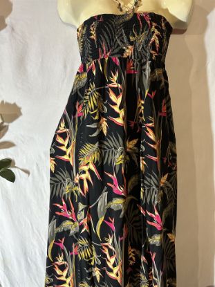 Picture of George Off-Shoulder Floral Beach Dress - Size XL, Excellent Condition