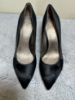 Picture of  Chic Joan & David Black Leather Heels - Size 5.5 for Elegant Style