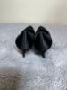 Picture of  Chic Joan & David Black Leather Heels - Size 5.5 for Elegant Style