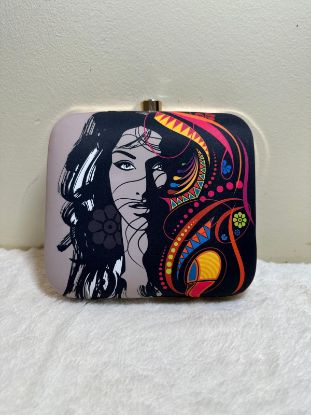 Picture of Beautiful Silk Printed Clutches by Indiehues - Chic and Unique Accessories