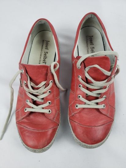 Picture of Red Josef Seibel Caspian Leather Sneakers – Women’s Size 39 (US Size 8.5) – Stylish & Comfortable - copy