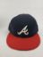 Picture of Atlanta Braves New Era 59Fifty Fitted Hat | Size 7 5/8 | Blue On-Field MLB Cap