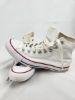 Picture of White Converse Chuck Taylor All Star Textile Sneakers, Unisex - Men's Size 7, Women's Size 9