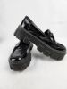 Picture of Halston Platform Loafers, Women's US Size 9, Black - Chic and Elevated Style Vegan Leather