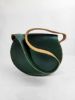 Picture of Elegant 100% Genuine Green Leather Bag